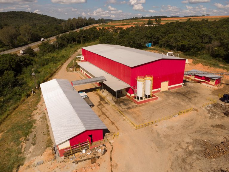 fábrica de reciclagem